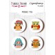 Fabrika Decoru FDSC-115 Flair Buttons - Set 115