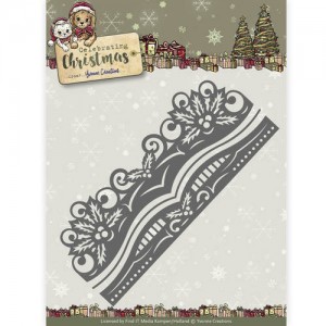 Find It Trading YCD10112 - Yvonne Creations Celebrating Christmas - Holly Border