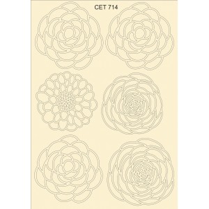 СЕТ714 / A5 - Комплект с елементи от бирен картон