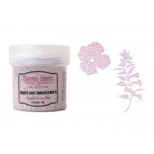 Fabrika Decoru FDPE-18 Embossing Powder with Glitter - Pink Shabby