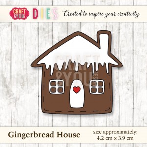 Craft and You CW025 - Gingerbread House