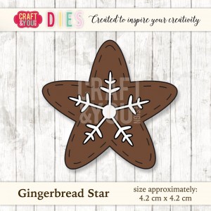 Craft and You CW026 - Gingerbread Star