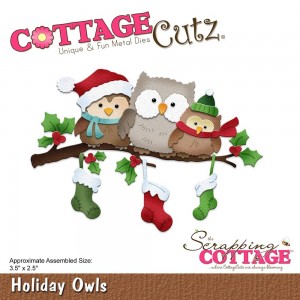 Cottage Cutz CC339 - Holiday Owls