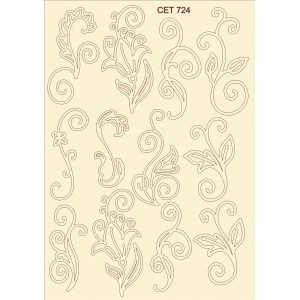 СЕТ724 / A5 - Комплект с елементи от бирен картон