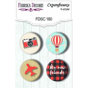 Fabrika Decoru FDSC-180 Flair Buttons - Set 180