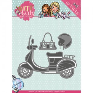 Find It Trading YCD10120 - Yvonne Creations Sweet Girls - Scooter