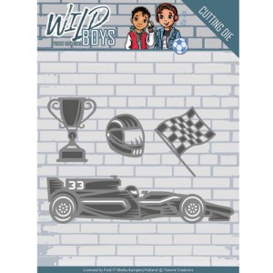 Find It Trading YCD10117 - Yvonne Creations Wild Boys - Racing