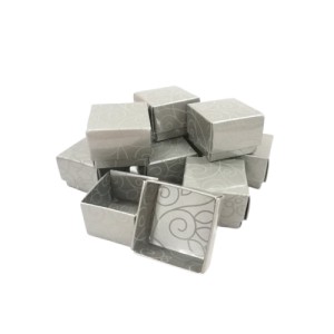 Комплект малки кутии КБ01 / 10 бр. - Сребърен Ламинат