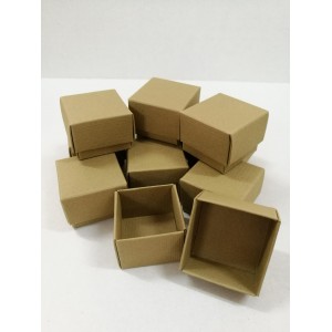 Комплект малки кутии КБ01 / 10 бр. - Светло Кафяви