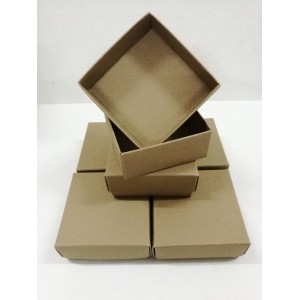 Комплект малки кутии КБ02 / 6 бр. - Кафяв