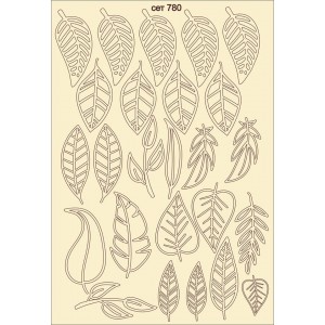 СЕТ780 / A5 - Комплект с елементи от бирен картон