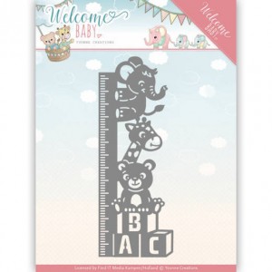Find It Trading YCD10136 Yvonne Creations Welcome Baby - Growth Chart
