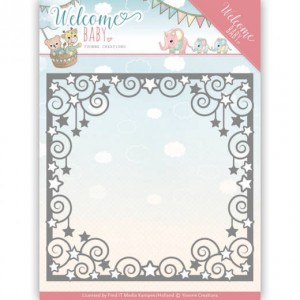 Find It Trading YCD10135 Yvonne Creations Welcome Baby - Star Frame