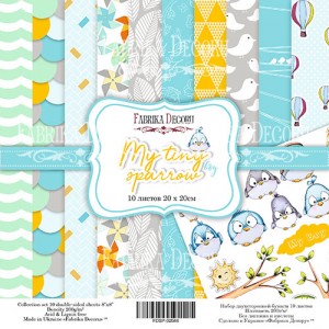 Fabrika Decoru FDSP-02046 8'x8' - My Tiny Sparrow Boy