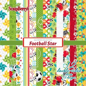 Scrapberry's SCB220611309X 6'x6' - Football Star