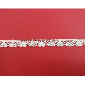 Дантела Брюкселска 10мм / Бяла - 02110