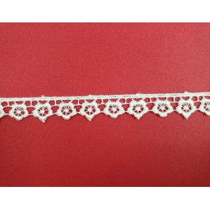 Дантела Брюкселска 10мм / Бяла - 406-1