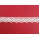 Дантела Памучна 30мм / Бяла - P-11a