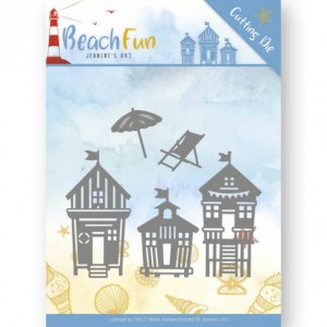 Jeanines Art JAD10040 Beach Fun - Beach Houses