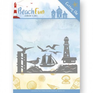 Jeanines Art JAD10039 Beach Fun - Lighthouse Border