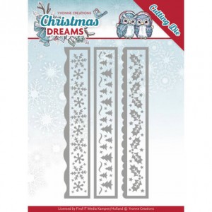 Find It Trading YCD10141 - Yvonne Creations Christmas Dreams - Christmas Borders