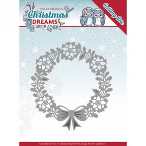 Find It Trading YCD10143 - Yvonne Creations Christmas Dreams - Poinsettia Wreath
