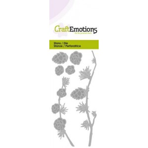 CraftEmotions 115633/0220 - 2 Sprigs With Pine Cones