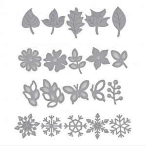 Spellbinders S5338 Four Seasons - Wreath Elements