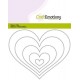 CraftEmotions 115633/0820 - Edges Heart 