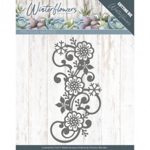 Find It Trading PM10142 - Precious Marieke Winter Flowers - Snowflake Flower Swirl
