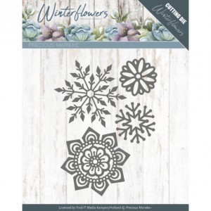 Find It Trading PM10143 - Precious Marieke Winter Flowers - Ice Flowers