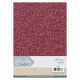 Card Deco CDEGP016 Glitter Paper A4 - Bordeaux