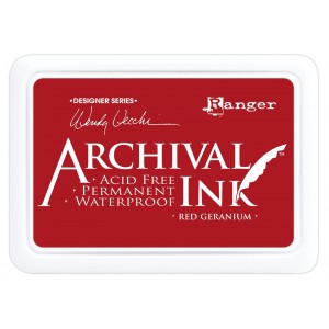 Archival Ink Pad AID38993 - Red Geranium