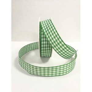 Текстилна панделка - Vichy - 25 - 607