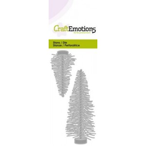 CraftEmotions 115633/0219 - Christmas Trees