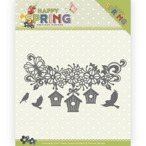 Find It Trading PM10148 - Precious Marieke Happy Spring - Happy Birdhouses