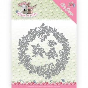 Find It Trading ADD10166 Amy Design Spring is Here - Circle of Roses