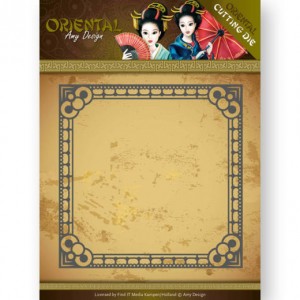 Find It Trading ADD10165 Amy Design Oriental - Square Frame