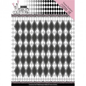 Find It Trading YCD10161 - Yvonne Creations Pretty Pierrot 2 - Diamond Pattern
