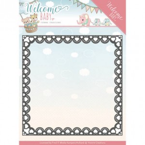Find It Trading YCD10153 - Yvonne Creations Welcome Baby - Heart Frame