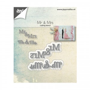 Joy crafts 6002/1265 - Mr & Mrs