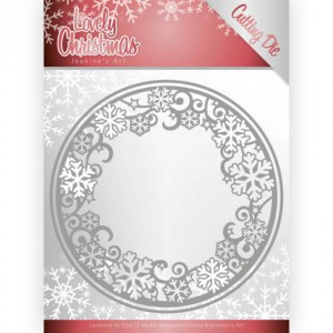 Jeanines Art JAD10077 Lovely Christmas - Lovely Circle Frame