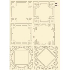 СЕТ882 / A5 - Комплект с елементи от бирен картон