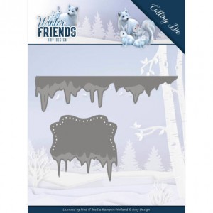 Find It Trading ADD10192 Amy Design Winter Friends - Ice Border