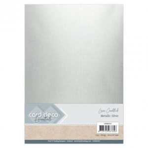 Card Deco CDEML001 Metallic Paper A4 - Metallic Silver