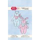 Craft and You CW066 - Teddy Bear and Plush Rabbit