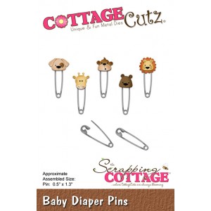 Cottage Cutz CC281 - Baby Diaper Pins