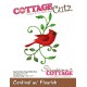 Cottage Cutz CC485 - Cardinal w/ Flourish