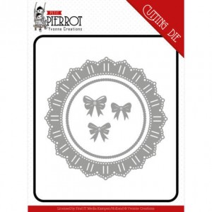 Find It Trading YCD10198 - Yvonne Creations Petit Pierrot - Lace Circle and Bows