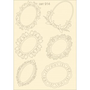 СЕТ914 / A5 - Комплект с елементи от бирен картон